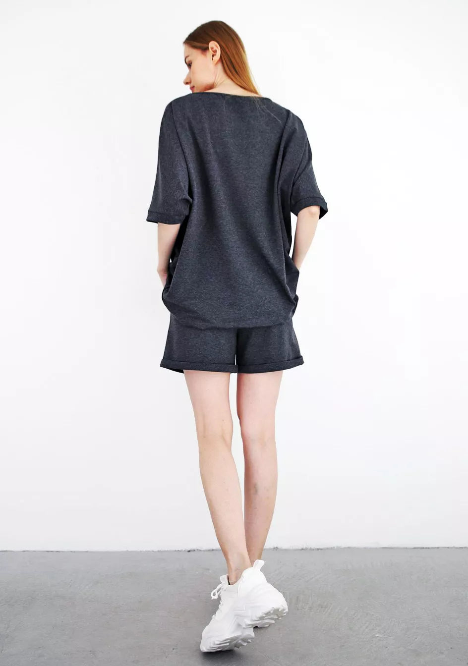 Tamsiai pilkas moteriškas komplektas Vendetta