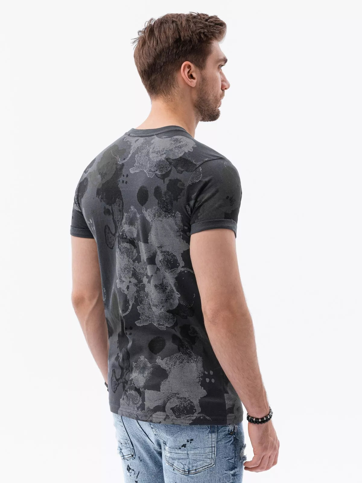 Tamsiai pilki vyriški marškinėliai Komel