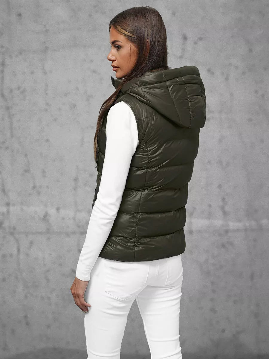 Tamsiai žalia liemenė Bizer