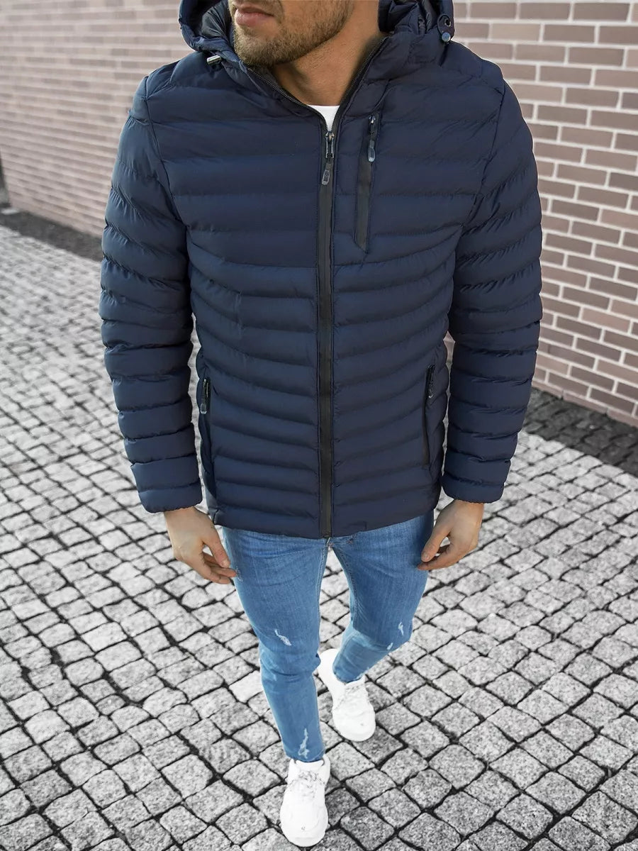 Tamsiai mėlynos spalvos striukė Caera