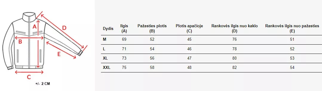 Tamsiai mėlyna striukė Jan