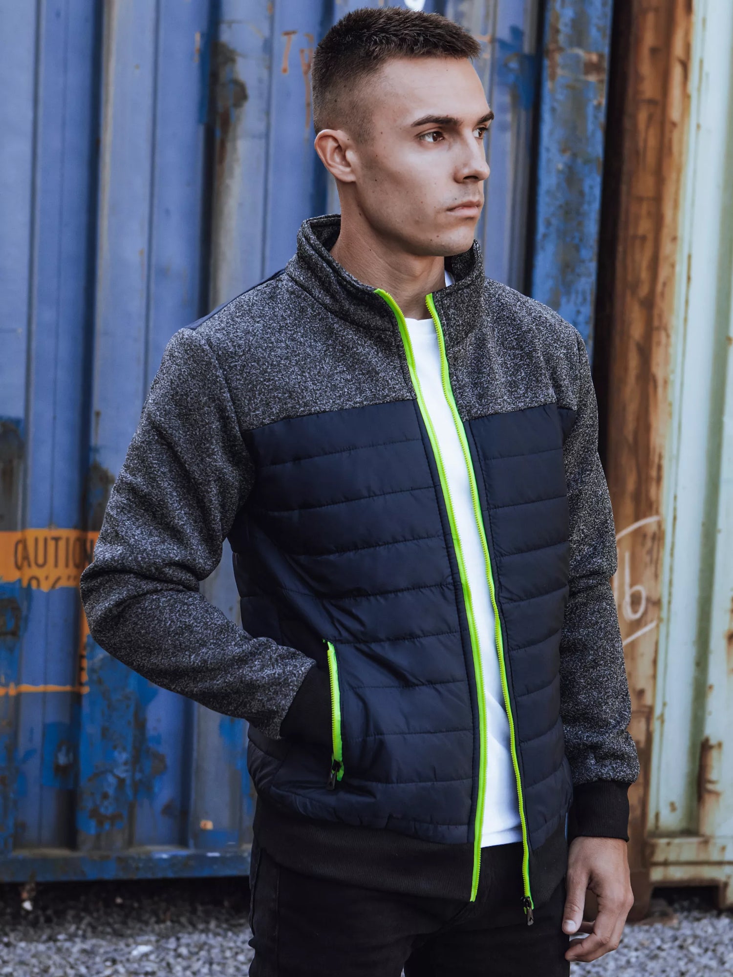 Tamsiai mėlyna striukė Janil