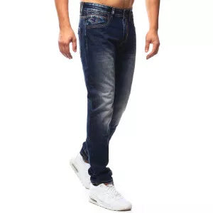 Tamsiai mėlyni džinsai Super