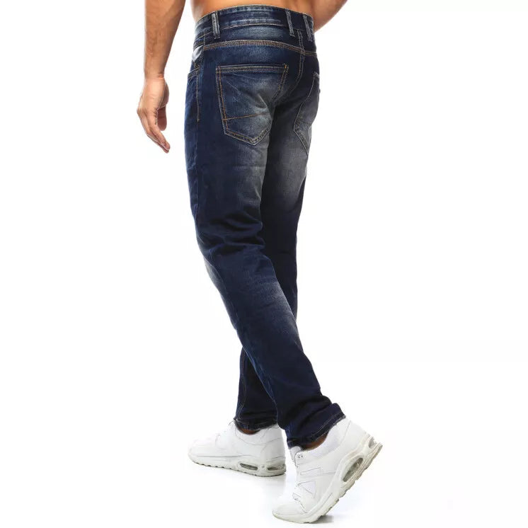 Tamsiai mėlyni džinsai Super