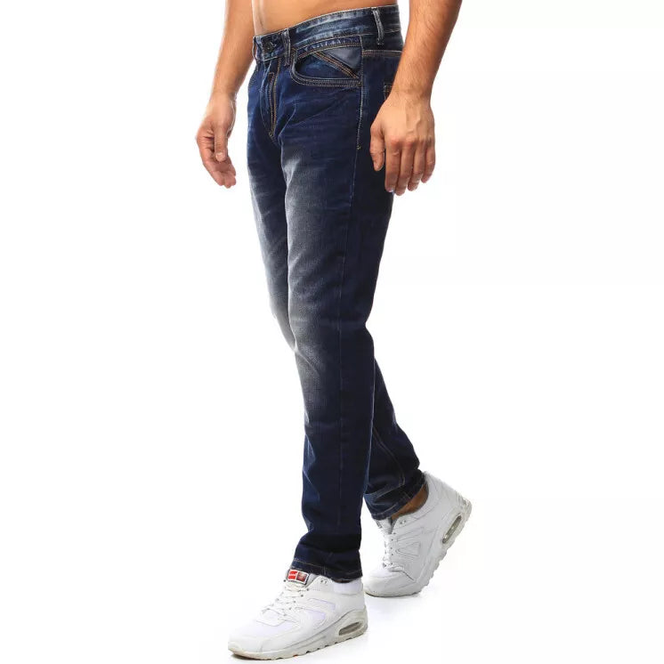 Tamsiai mėlyni džinsai Super