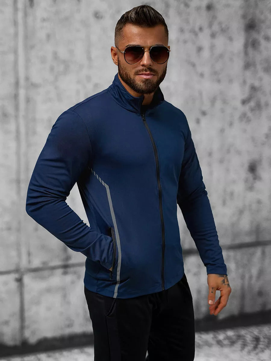 Tamsiai mėlynas vyriškas džemperis Lotol