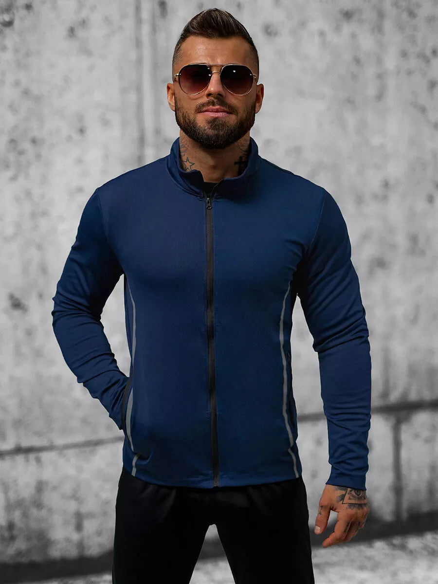 Tamsiai mėlynas vyriškas džemperis Lotol