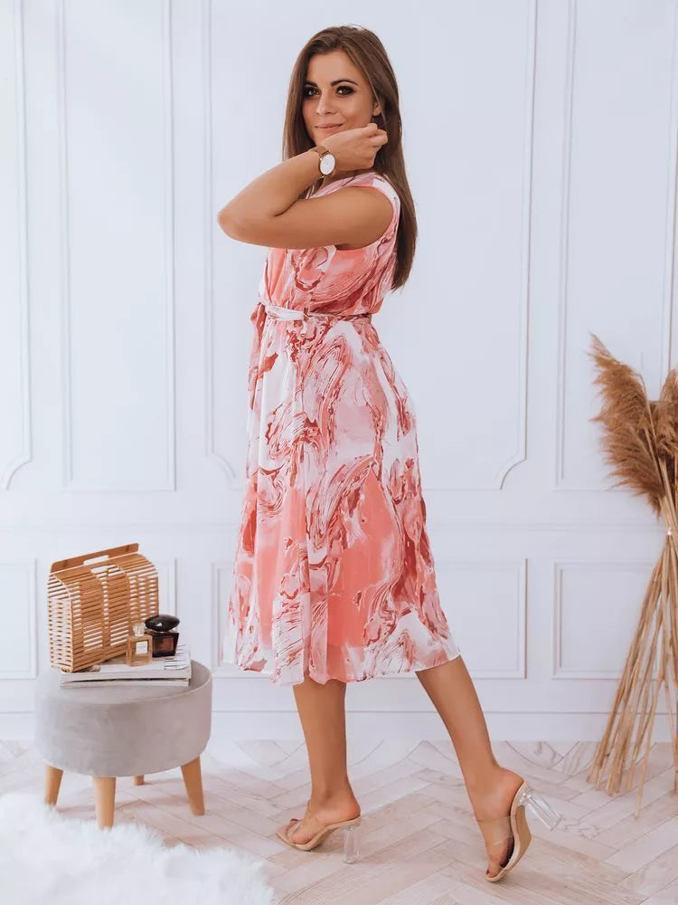 Rožinės spalvos moteriška suknelė Ulala