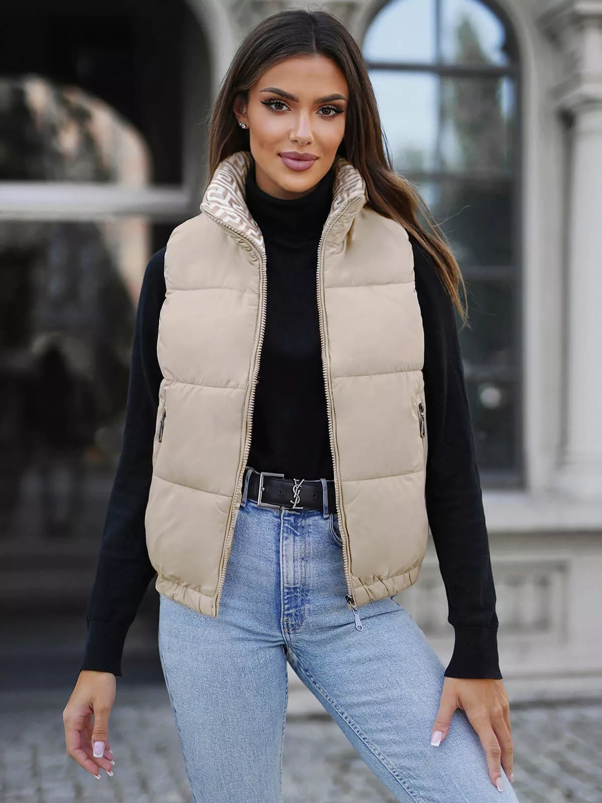 Liemenė rusvos spalvos Debor