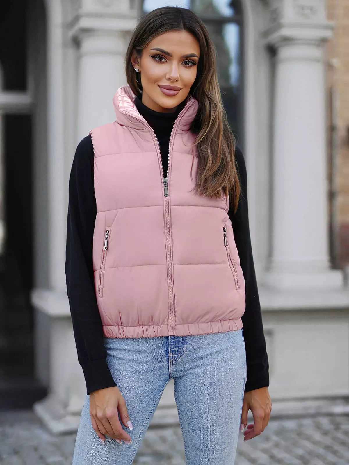 Liemenė rožinės spalvos Debor