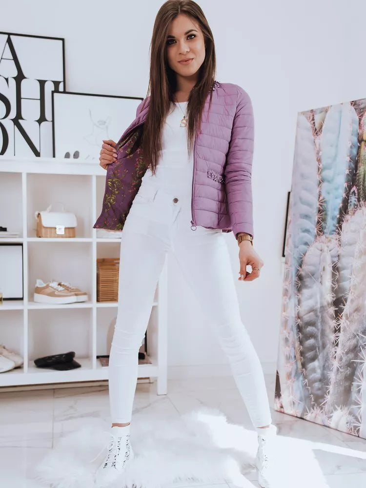 Violetinė moteriška striukė Fancy