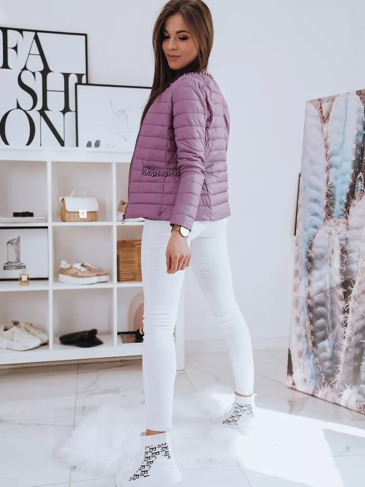 Violetinė moteriška striukė Fancy