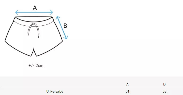 Balti moteriški šortai Kikil