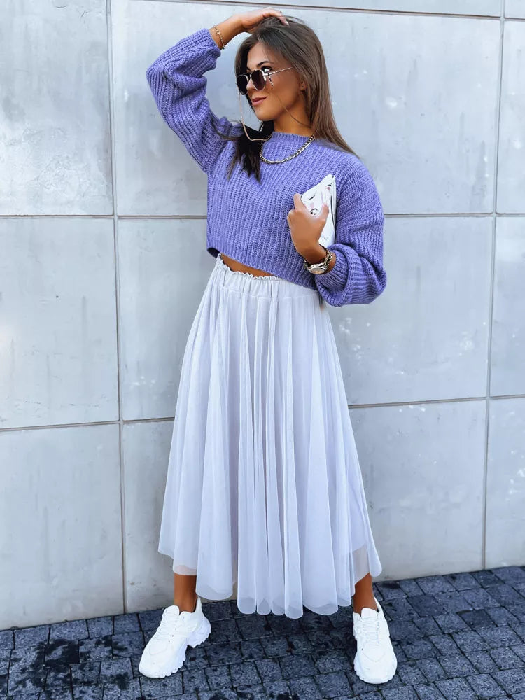 Violetinis megztinis Blis