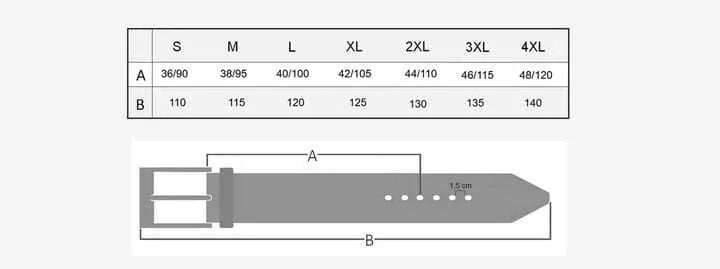 Vyriškas odinis diržas Carlos (juodas)