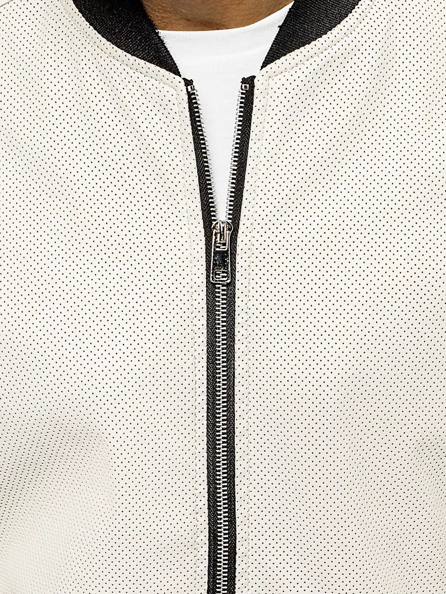 Vyriška balta vyriška striukė Monol