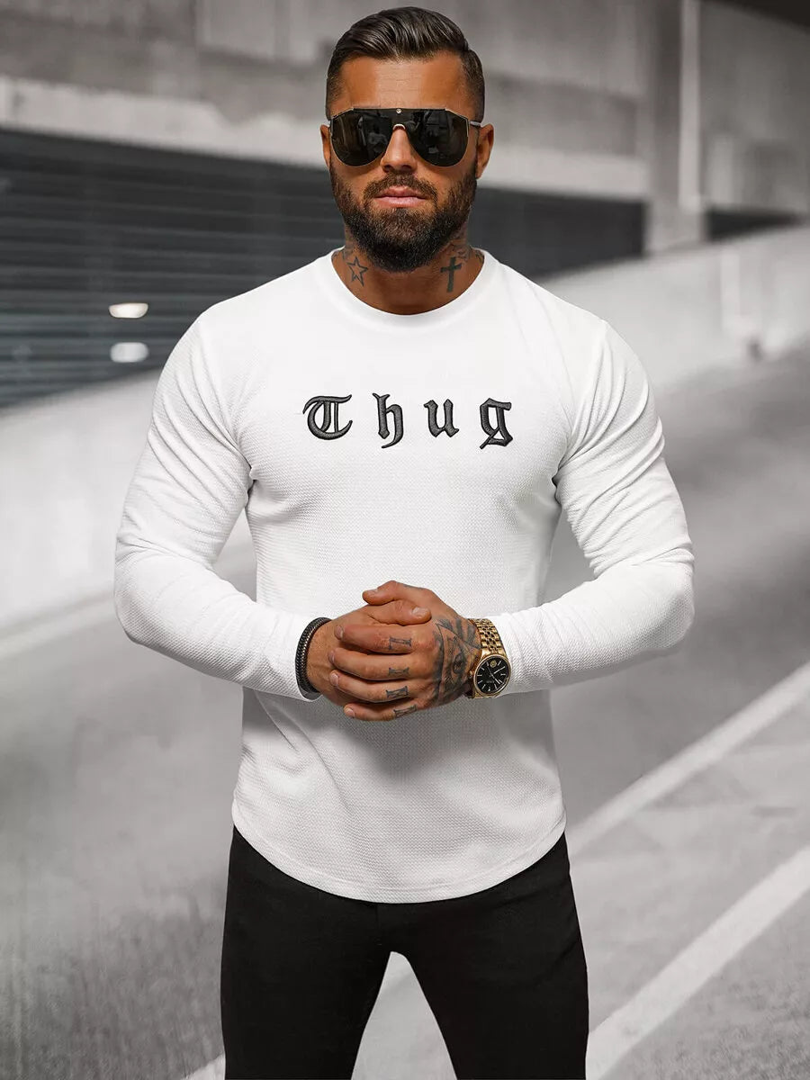 Vyriškas baltas megztinis Hug