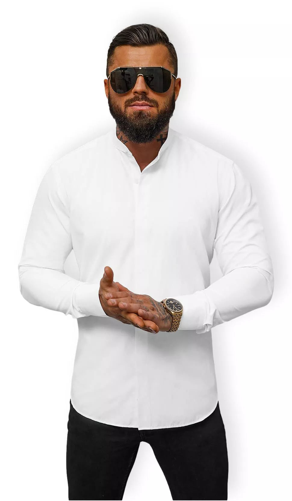 Vyriški balti marškiniai Garone