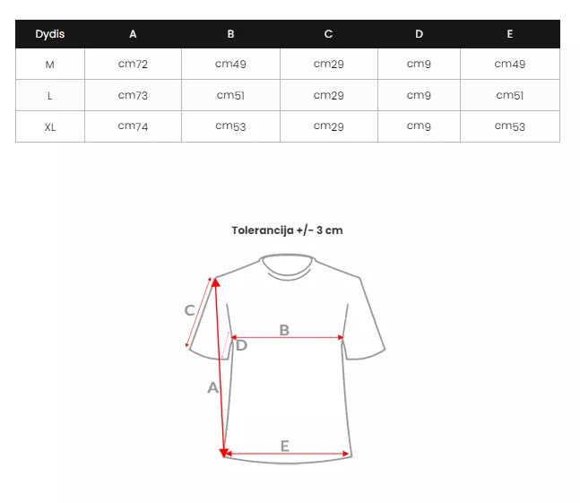Vyriški balti marškinėliai Icone