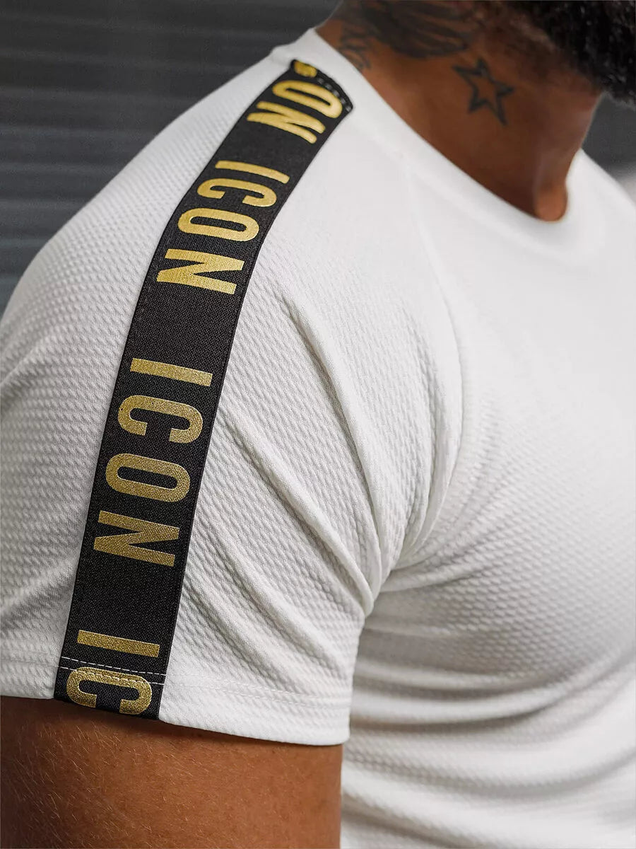 Vyriški balti marškinėliai Icone