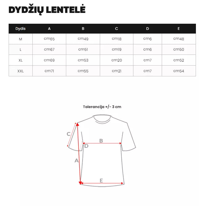 Vyriški balti marškinėliai su spauda Gork