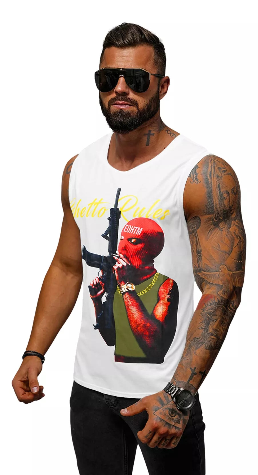 Vyriški balti marškinėliai Rules