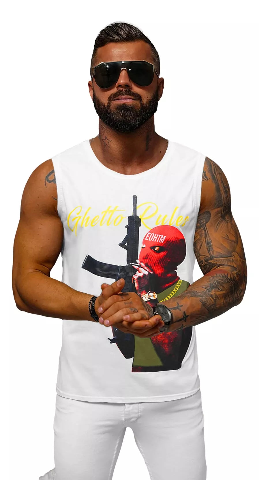 Vyriški balti marškinėliai Rules