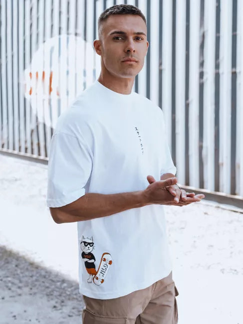 Vyriški balti marškinėliai Wild