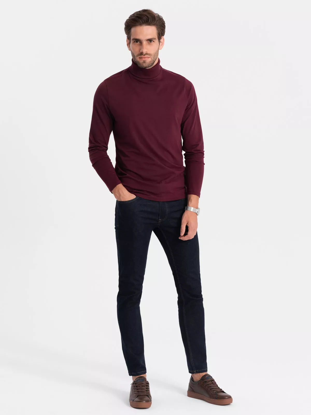 Vyriškas bordo megztinis Ranol