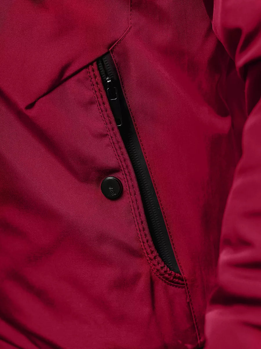 Vyriška bordo pavasarinė striukė Marko