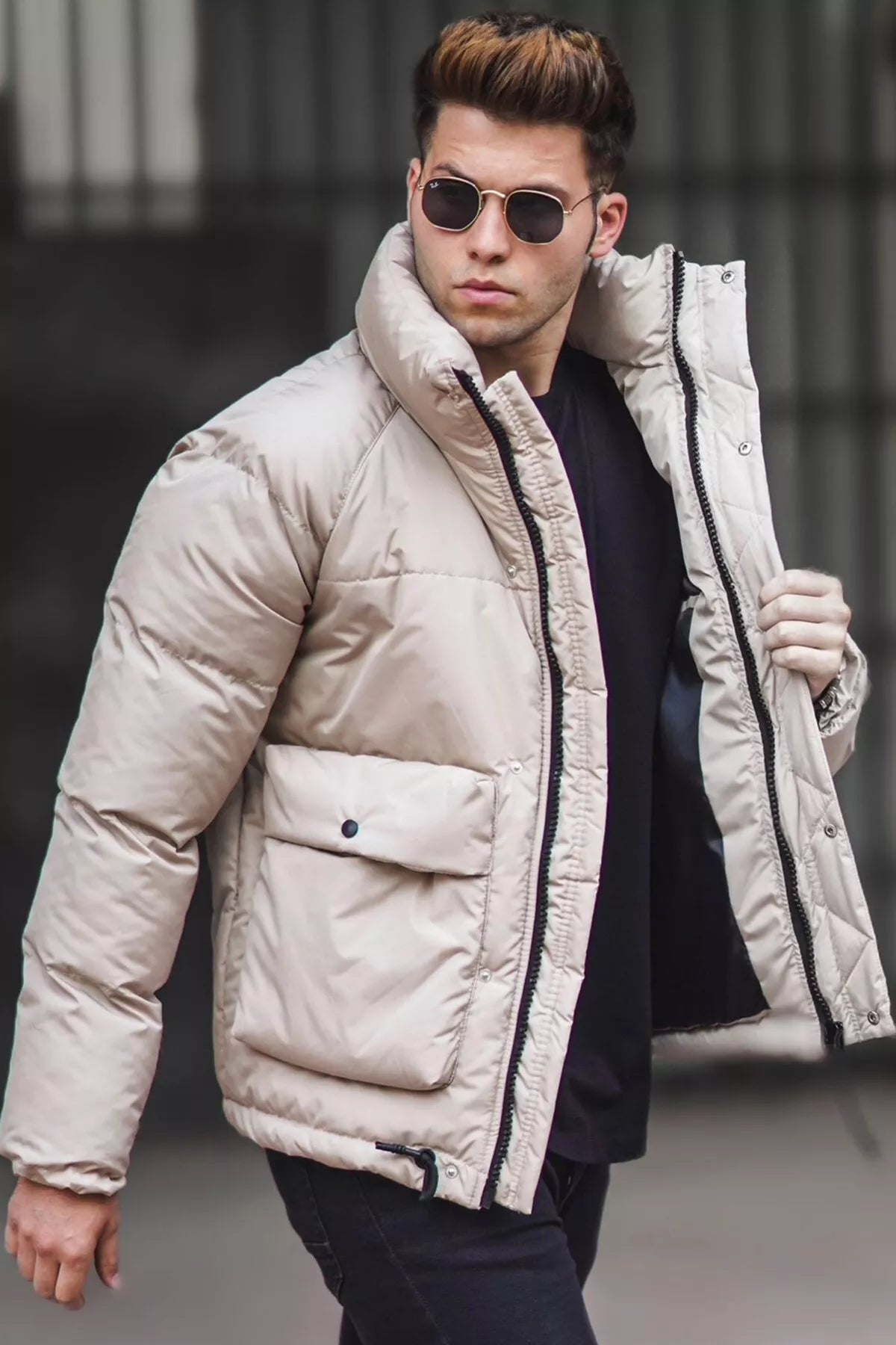 Rusva vyriška striukė Otan