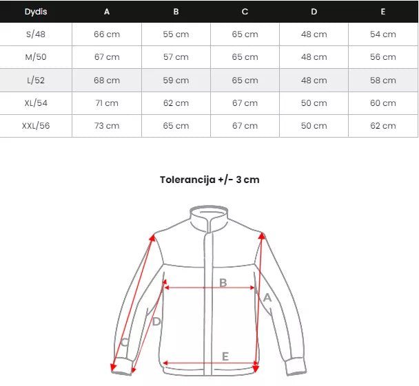 Vyriška juoda dygsniuota striukė Andre