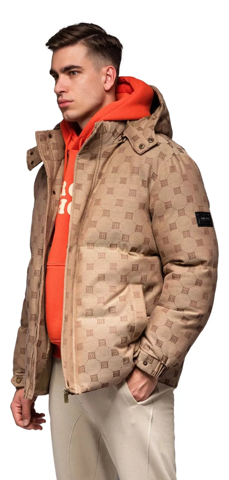 Vyriška ruda žieminė striukė Emio