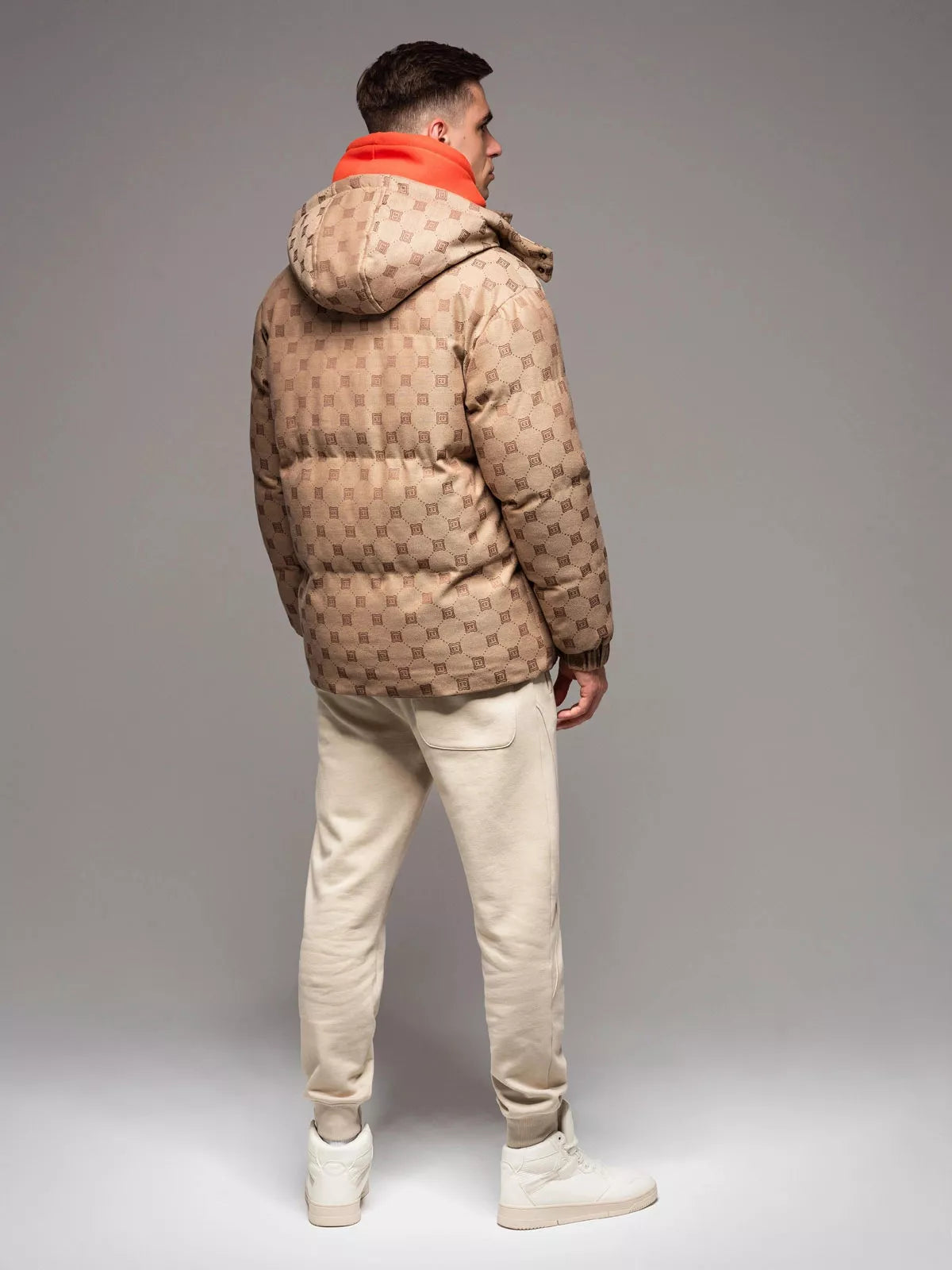 Vyriška ruda žieminė striukė Emio