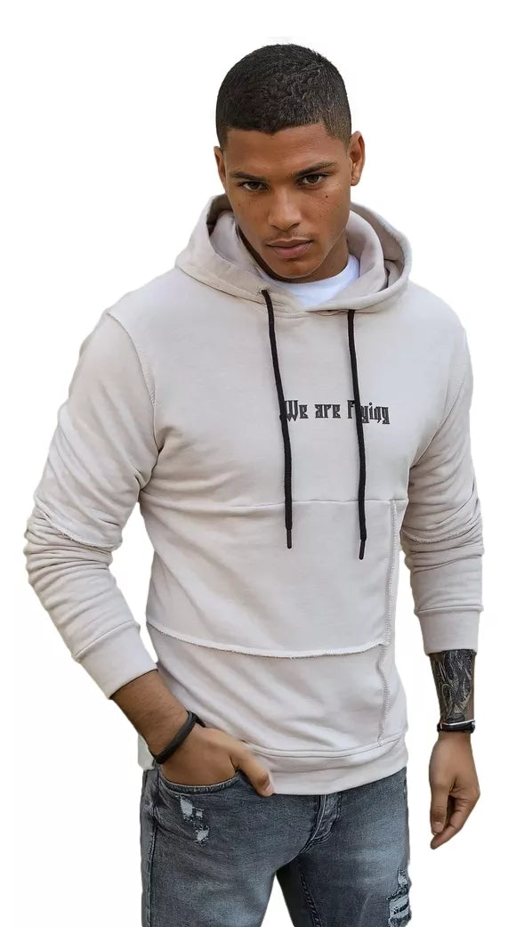 Rusvas vyriškas džemperis Fly