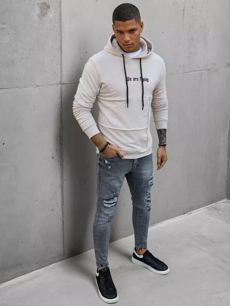 Rusvas vyriškas džemperis Fly