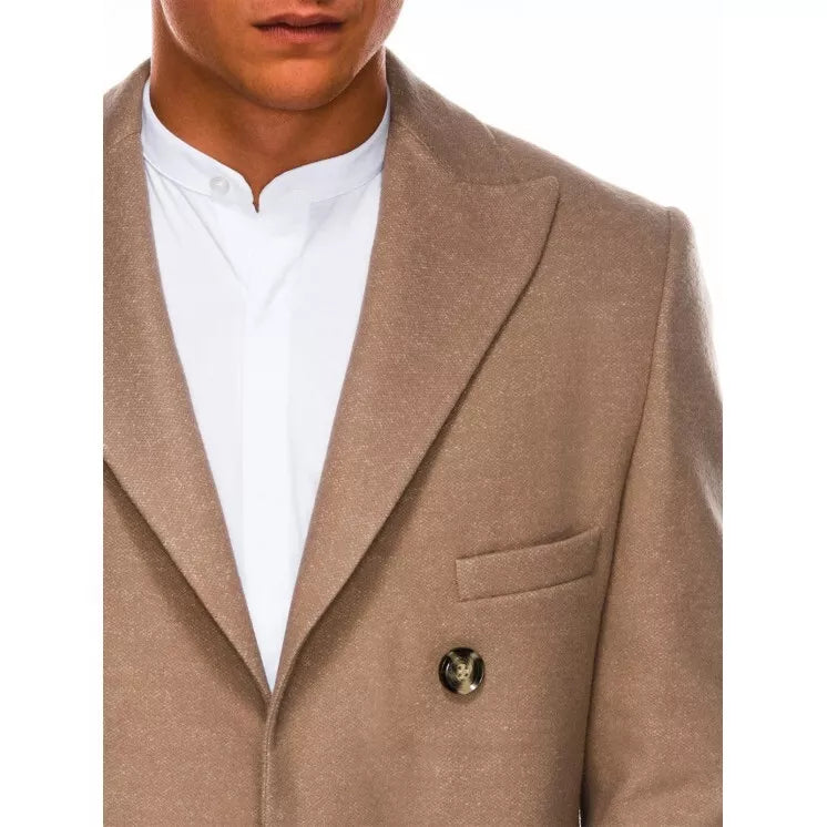 Vyriškas rusvos spalvos paltas Halon