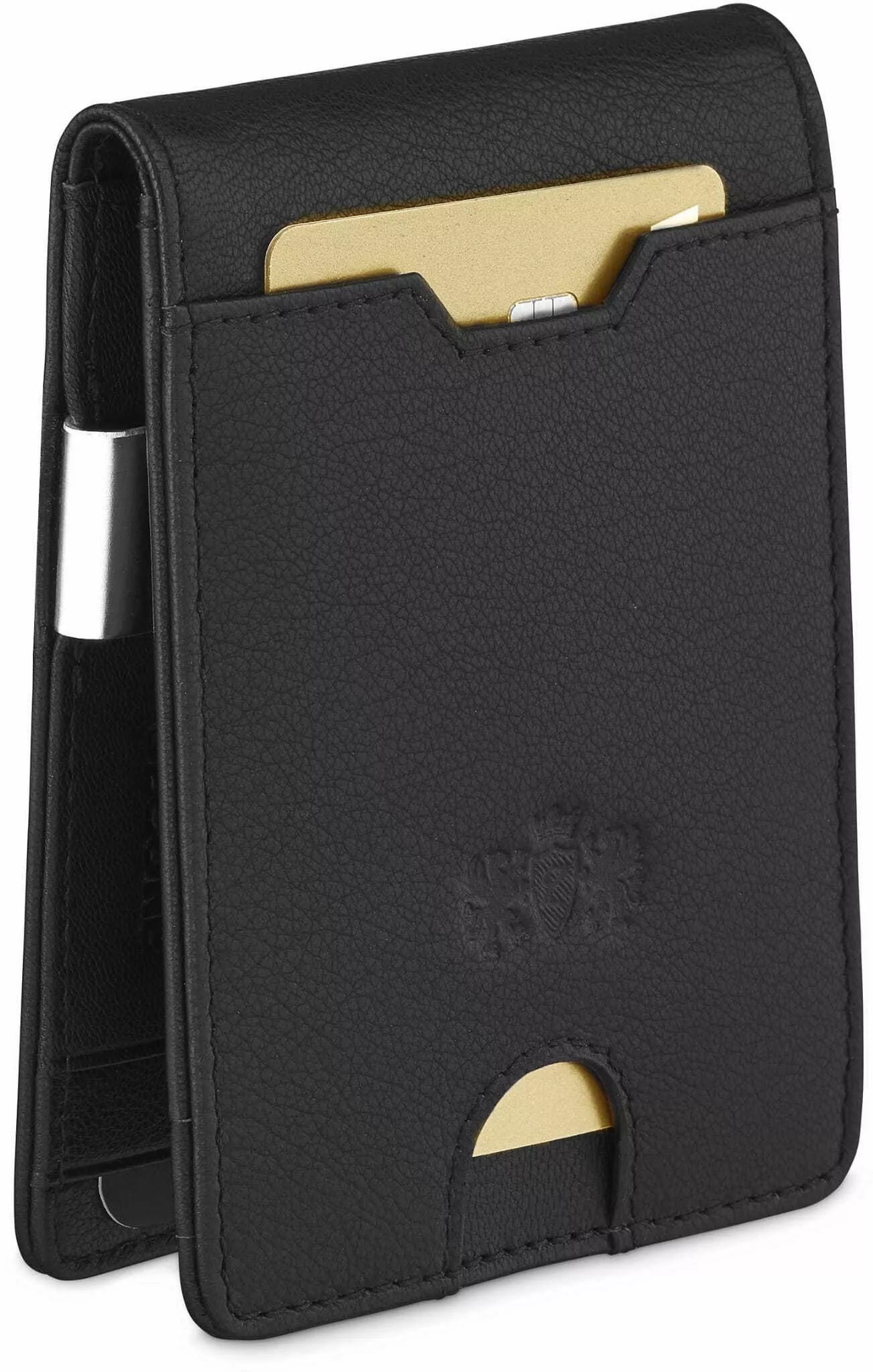 Vyriška maža odinė pinginė Slim