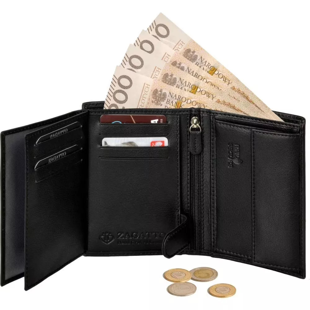 Vyriška piniginė iš natūralios odos Titer