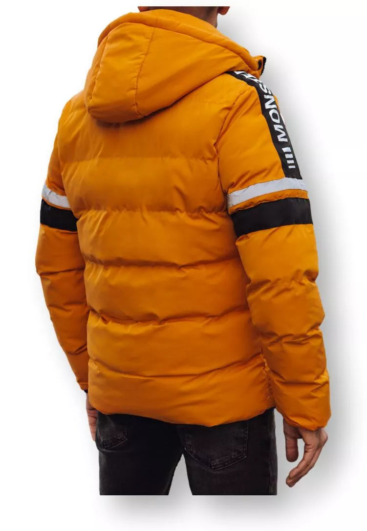 Vyriška geltona žieminė striukė Race