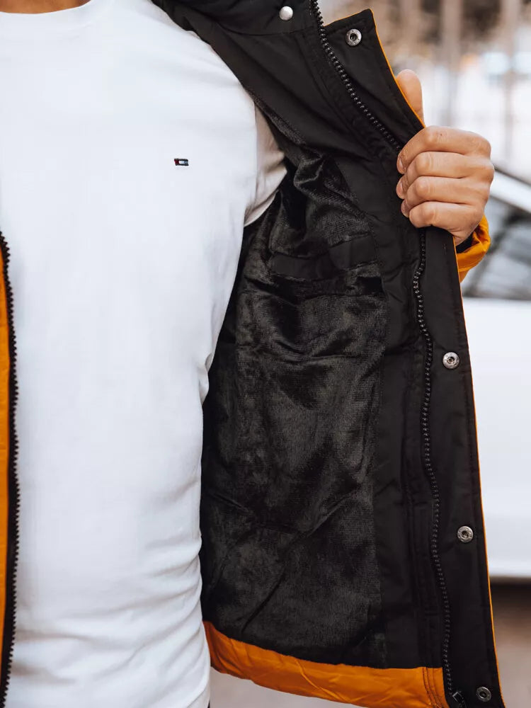 Vyriška geltona žieminė striukė Race