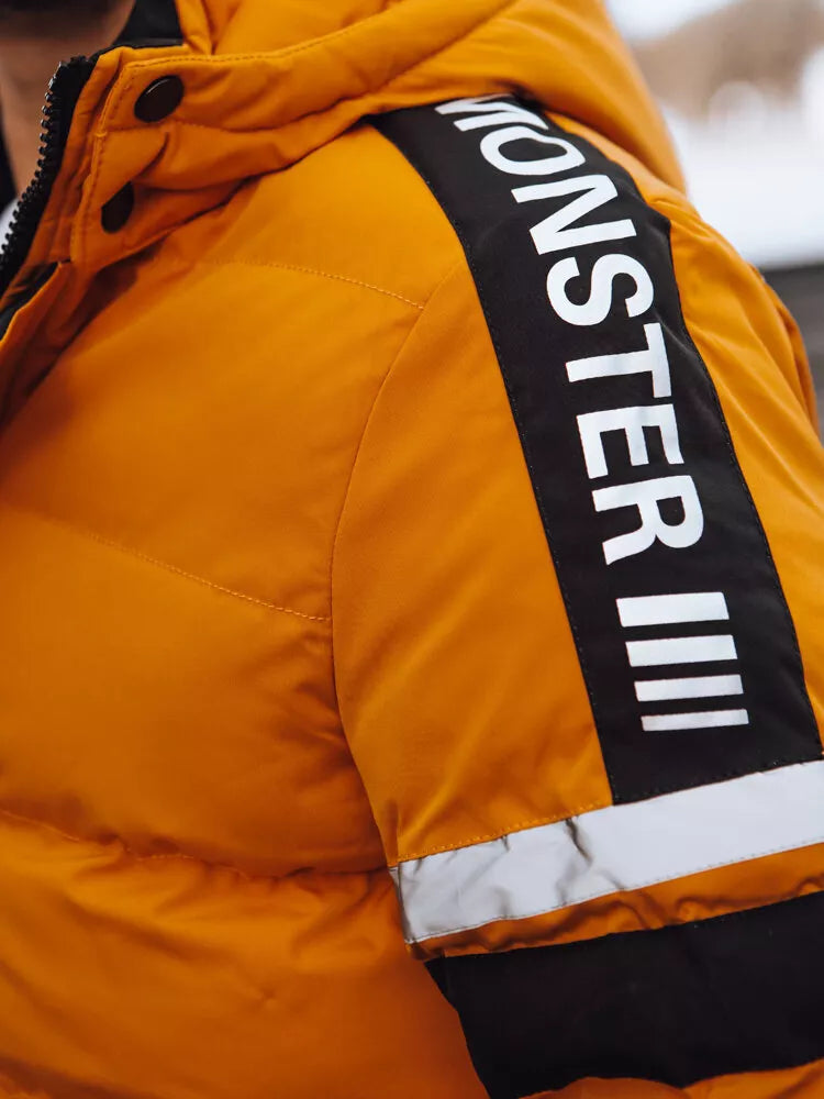 Vyriška geltona žieminė striukė Race