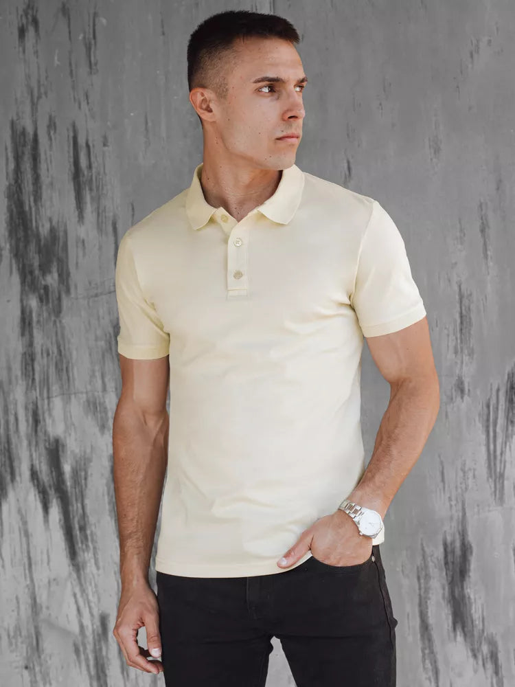 Vyriški gelsvi polo marškinėliai Metrol