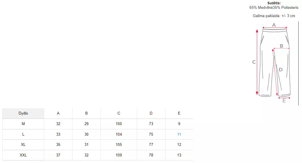 Vyriškos šviesiai mėlynos laisvalaikio kelnės Sergo