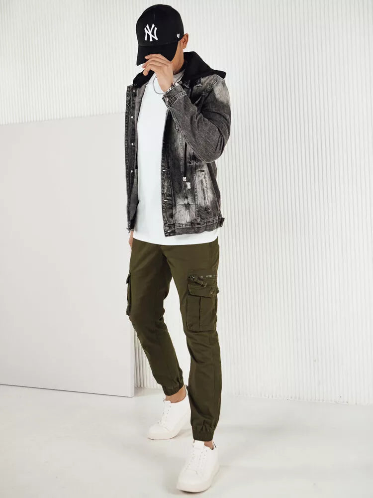 Vyriškos chaki spalvos kelnės Diny