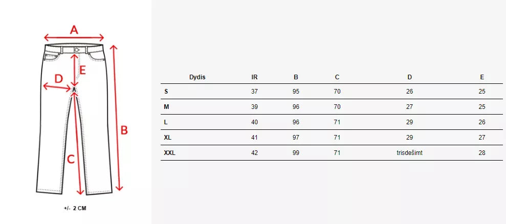 Vyriškos chaki spalvos kelnės Diny