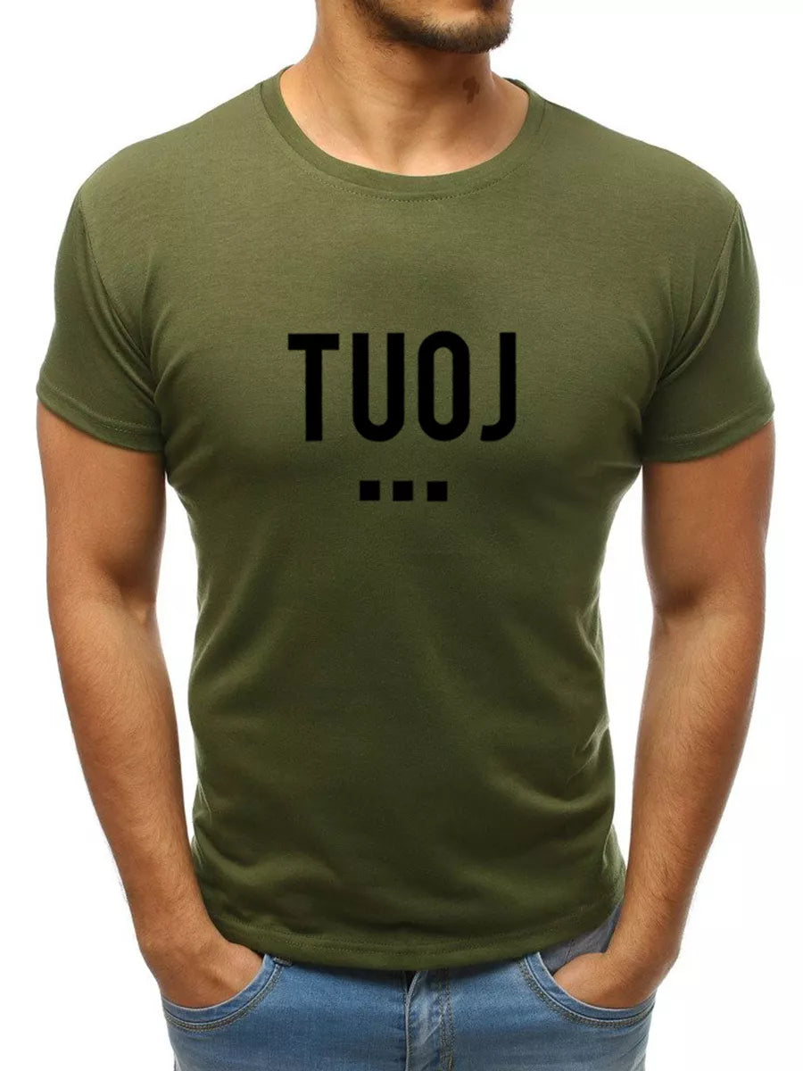 Vyriški chaki marškinėliai TUOJ (juodas)