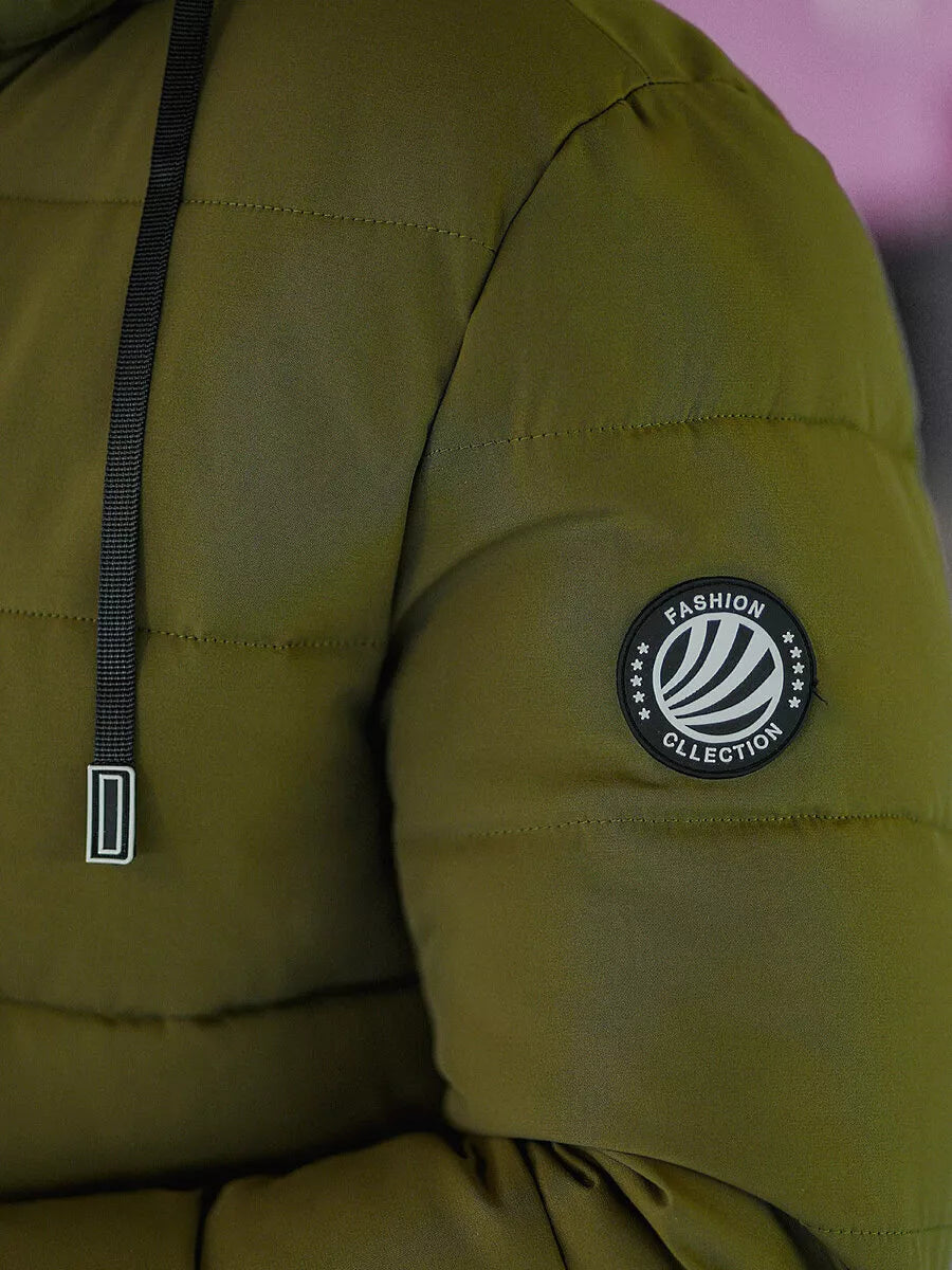 Vyriška chaki žieminė striukė Edi