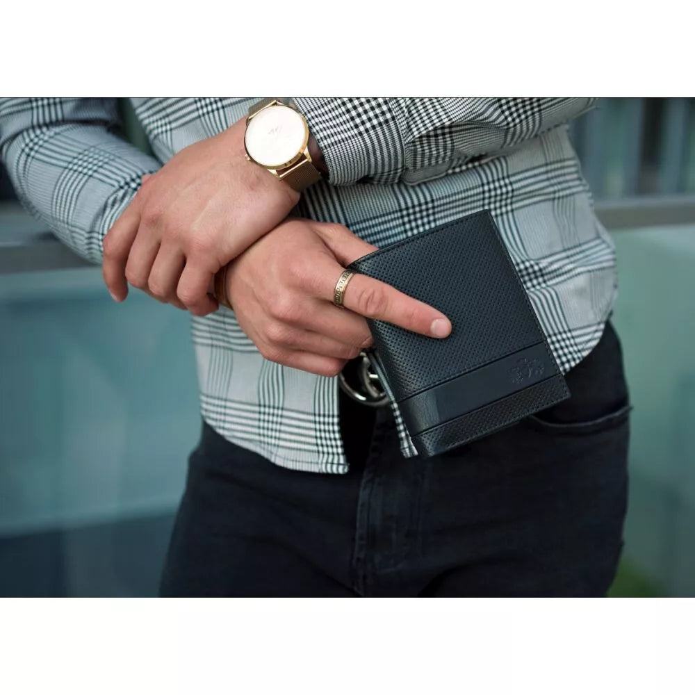 Vyriška piniginė iš natūralios odos Redi