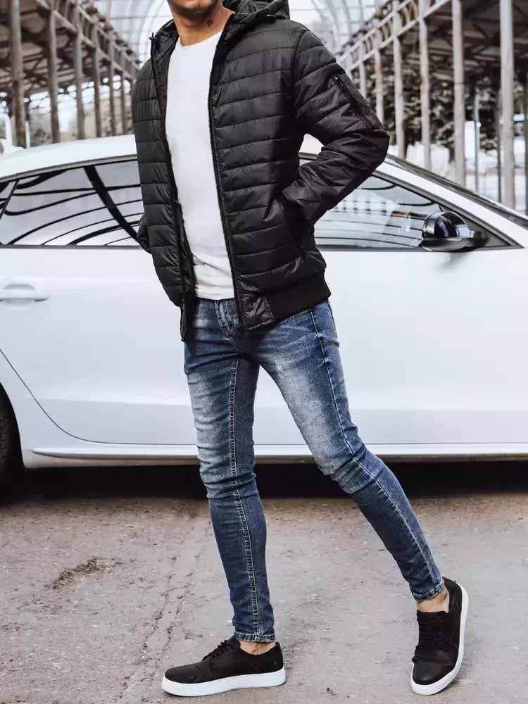 Vyriška juoda striukė Rikon